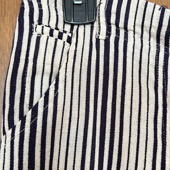 NWT Just Living (The Dream) Linen Blend Striped Wide Leg Pants Size Medium - Picture 3 of 12